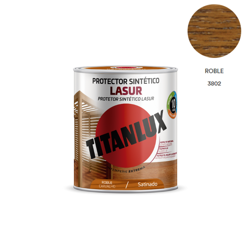 Protector Lasur Roble Satinado 750 ml.