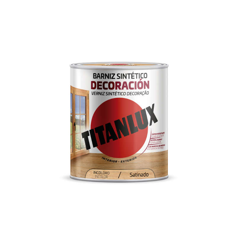 Barniz decorativo Titanlux Sat. 4 litros